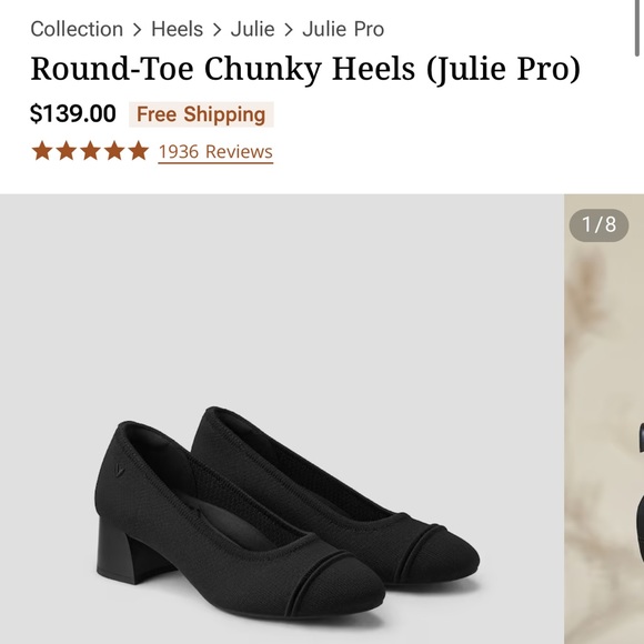 Vivaia Julie 2.0 black heels - Picture 4 of 5